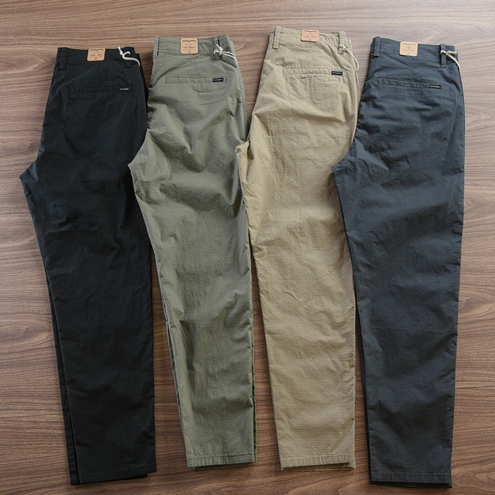 (COMPRE 1 LEVE 4) - Calça Reta Masculina em Sarja