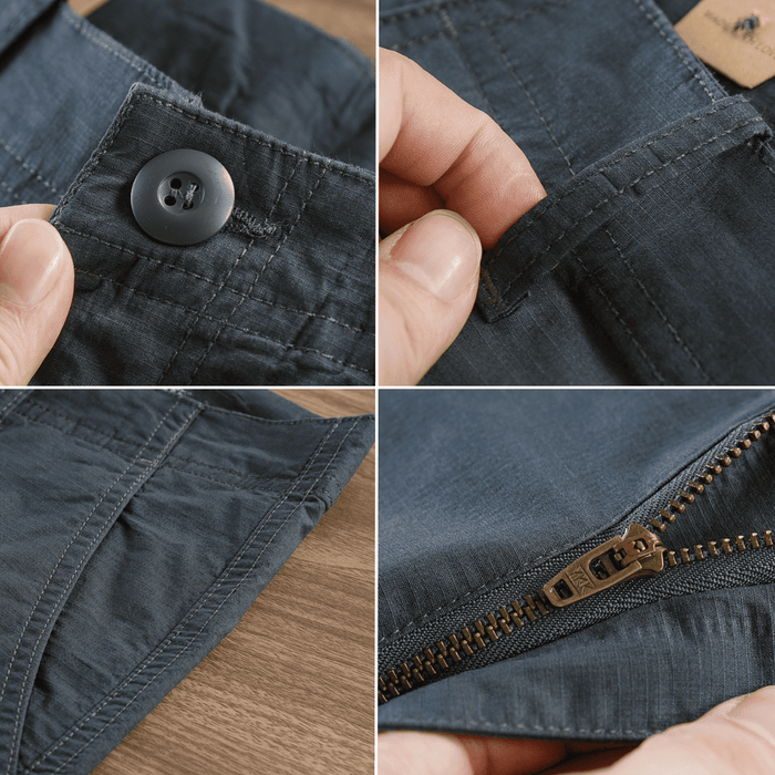 (COMPRE 1 LEVE 4) - Calça Reta Masculina em Sarja