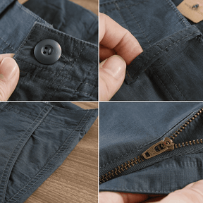 (COMPRE 1 LEVE 4) - Calça Reta Masculina em Sarja